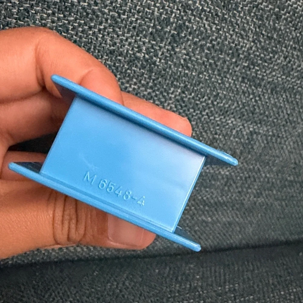 Lego dull missing piece -Blue Square Window Frame